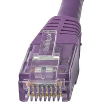 StarTech C6PATCH15PL 15Ft CAT6 Gigabit Ethernet Cable Molded RJ45 UTP Purple