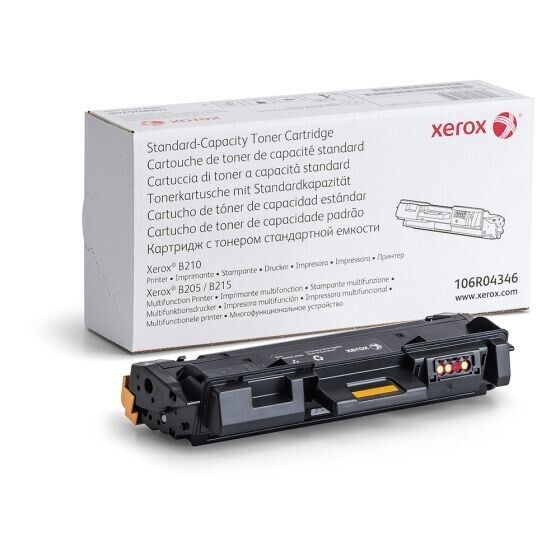 Xerox 106R04346 B205 B210 B215 Standard Capacity Toner Cartridge 1.5K Pgs Black