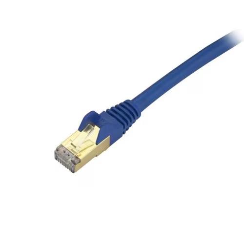 StarTech C6ASPAT2BL 2Ft CAT6A Gigabit Ethernet Cable Snagless RJ45 PoE Blue