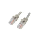 StarTech 45PATCH6GR 6Ft CAT5E Ethernet Cable Snagless RJ45 PoE Cord Gray