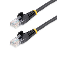 StarTech 45PATCH25BK 25Ft CAT5E Ethernet Cable Snagless RJ45 PoE Cord Black