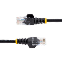 StarTech 45PATCH25BK 25Ft CAT5E Ethernet Cable Snagless RJ45 PoE Cord Black