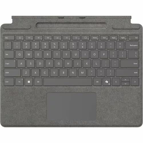 Microsoft Surface 8XB-00186 Pro 10 8 9 X Keyboard Cover Case Slim Pen Tray Plati