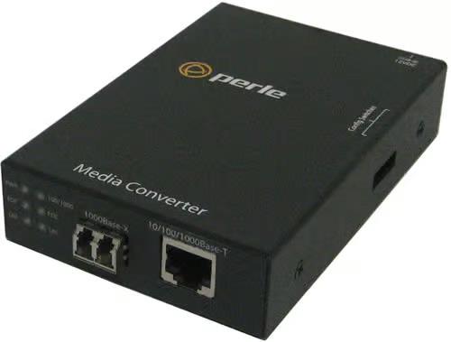 Perle 05050614 S-1110-M2LC05 Media Converter RJ45 LC 10/100/1000Base-T RailMount