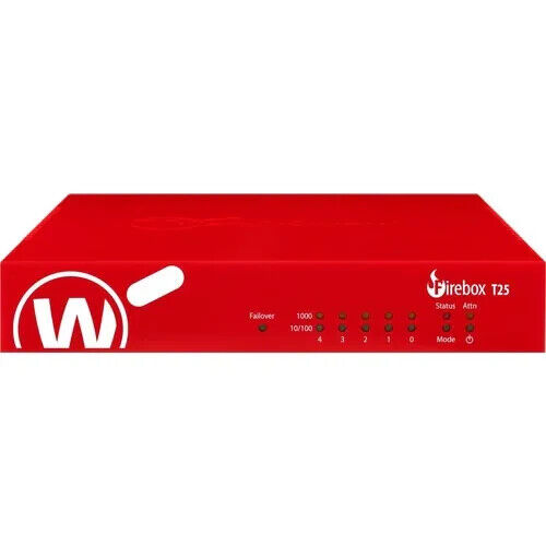 WatchGuard WGT25031 Firebox T25 Security FIrewall Appliance 5 Port 1 Year Basic