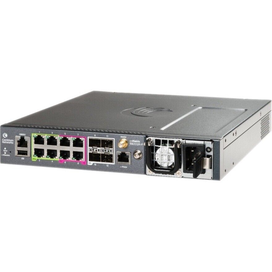 Cambium Networks MXTX2012GXPA10 TX2012R-P Layer 3 Switch 8 Ports - Manageable