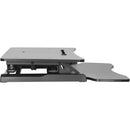 Amer Mounts EZRISER30 31.5" Wide DeskTop Sit Stand Adj Hgt Riser w Keyboard Tray