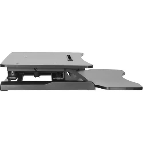 Amer Mounts EZRISER30 31.5" Wide DeskTop Sit Stand Adj Hgt Riser w Keyboard Tray