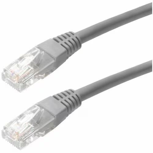 4XEM 4XC6PATCH10GR 10ft CAT6 Molded RJ45 UTP Network Ethernet Cable Gray