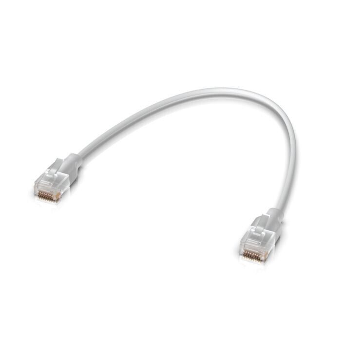 Ubiquiti Networks UACC-CABLE-PATCH-EL-0.3M-W 11.81" Category 6 Network Cable