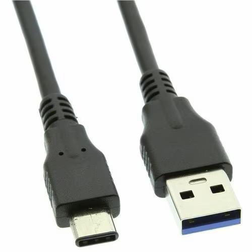 4XEM 4XUSBCUSB3A1 1Ft (12 inch) USB 3.0 Type-A to USB-C Slim Black Short Cable