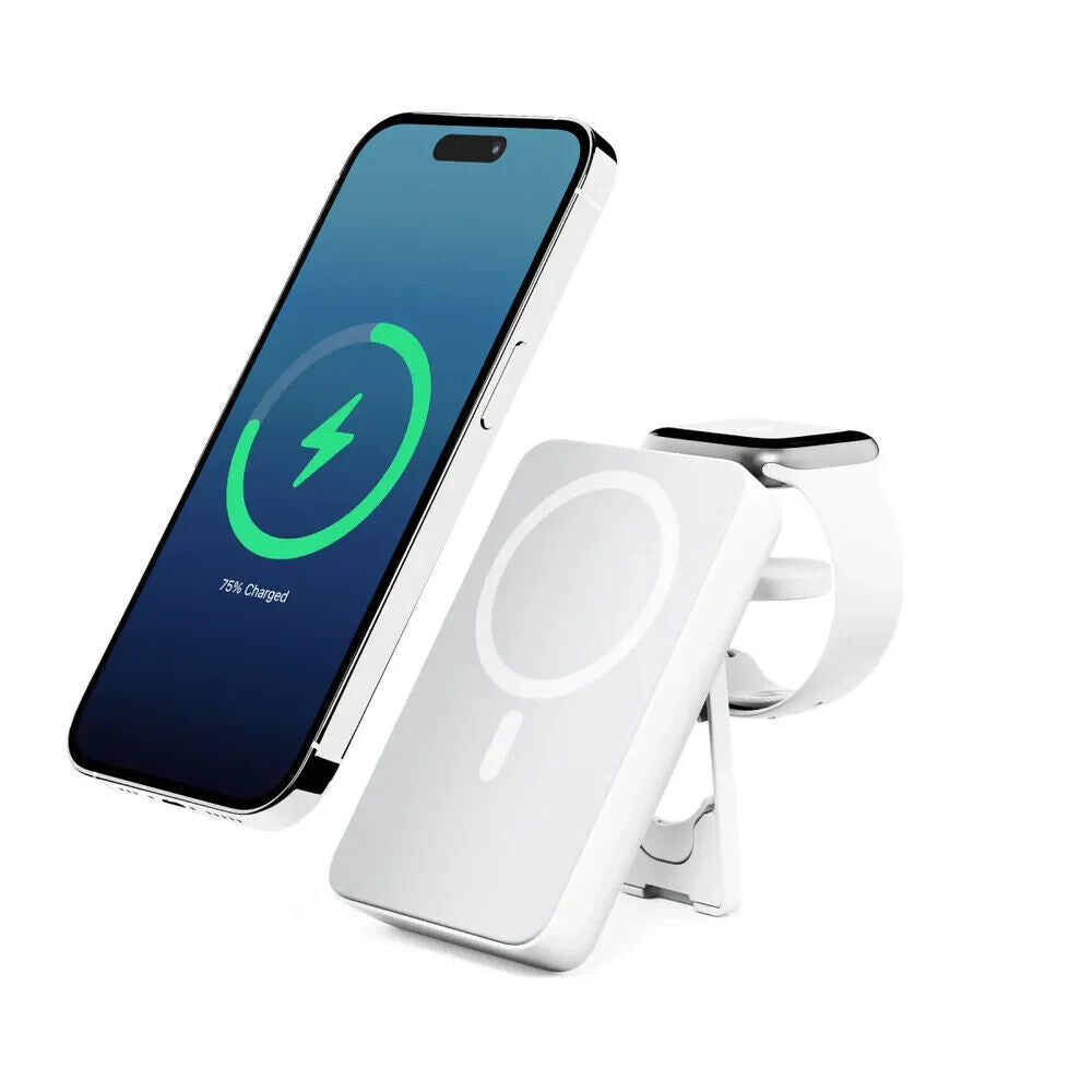 Alogic L10KPBWH Life 4-in-1 MagSafe Wireless Charging 10000mAh Power Back White