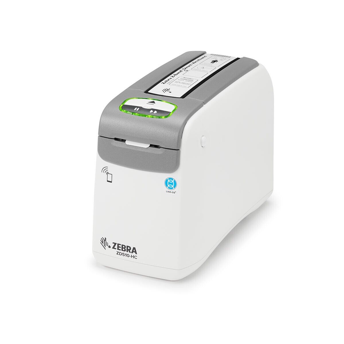 Zebra ZD51013-D01E00FZ ZD510-HC Direct Thermal Wristband Portable Printer USB BT