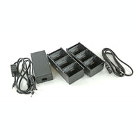 Zebra SAC-MPP-6BCHUS1-01 2x 3-Slot Battery Charger w Power Adapter - ZQ500 ZQ600