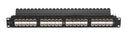 Black Box JPM820A-HD 48 Port RJ45 Feed-Through Patch Panel 1U 19" Unshielded