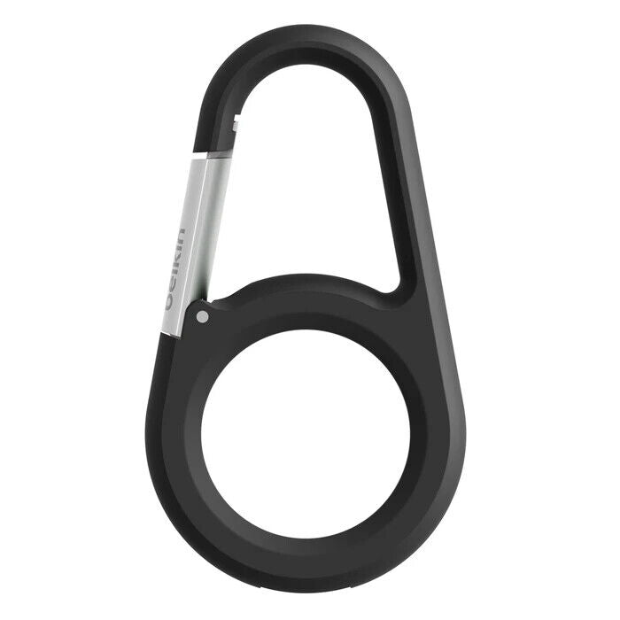 Belkin MSC008BTBK 1/Pk Secure Holder Snap Lock with Carabiner for AirTag Black