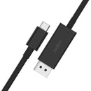 Belkin AVC014BT2MBK 6Ft USB-C to DP DisplayPort Audio Video Male Cable Black