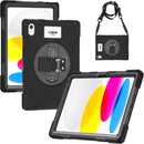 Codi C30705069 Rugged iPad 10.9" Protection Case 10th Generation w Strap Black