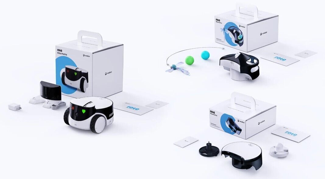 ENABOT Toy RPP01 ROLA PETPAL Robot Pet Companion Full House Movable