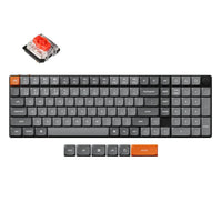 Keychron KB K17M-H1 K17 Max QMK WL Hot Swap RGB BackLight Gateron Mech Keyboard