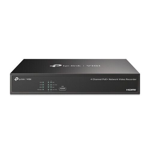 TP-Link VIGI NVR1004H-4P-2TB VIGI 4 Channel PoE+ Network Video Recorder 2 TB HDD