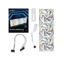 Lian Li 12SL1W3W 120mm UNI FAN SL Wireless ARGB Case Fan White 3-Pack