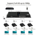 SIIG CE-H26V11-S1 1x4 HDMI Splitter Over IP Extender Kit 1080p 60Hz 120m Metal