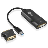 SIIG JU-DV0112-S3 USB 3.0 to DVI VGA Pro Adapter 1080p w DVI to VGA Adapter