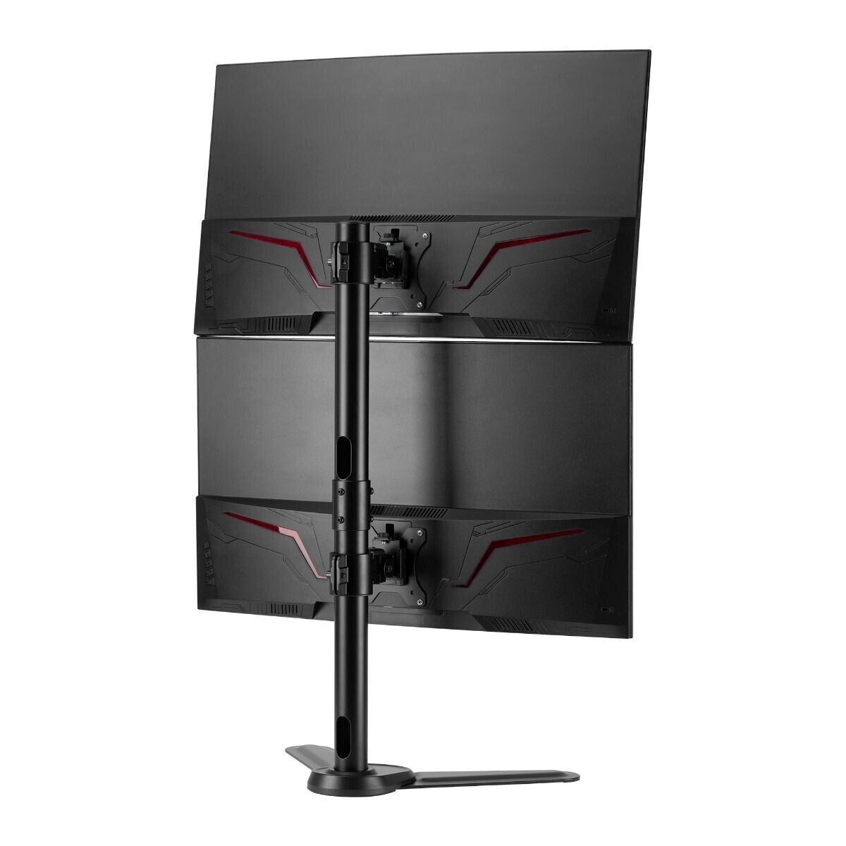 SIIG CE-MT3F11-S1 Freestanding Adjusting Vertical Dual Monitor Stand 17" to 32"