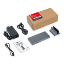 SIIG JU-DK0N11-S1 USB-C Dual Video MST Docking Station w 60W PD Charging RJ45 SD