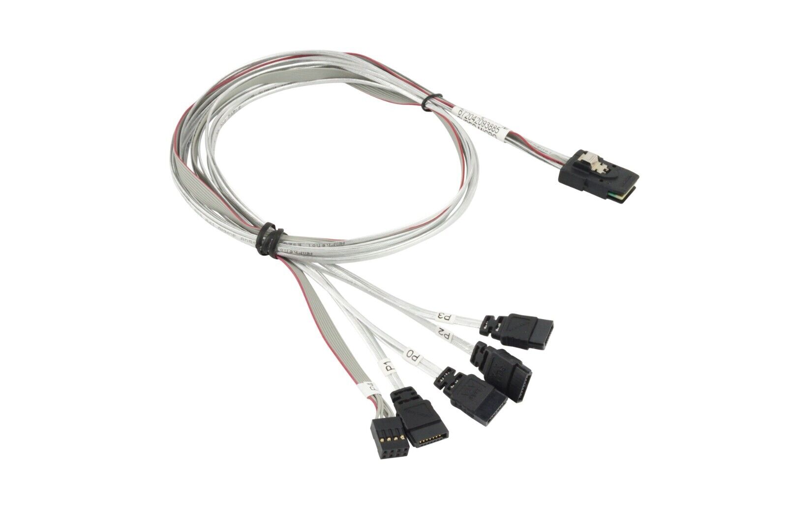 Supermicro CBL-0237L-01 MiniSAS to 4x SATA 70/70cm Copper Cable Assembly