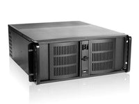 iStarUSA D-400 4U Compact Rachmount Chassis ATX microATX Aluminum Alloy Black
