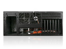 iStarUSA D-400 4U Compact Rachmount Chassis ATX microATX Aluminum Alloy Black