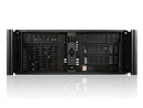 iStarUSA D-400 4U Compact Rachmount Chassis ATX microATX Aluminum Alloy Black
