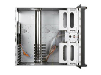 iStarUSA D-400 4U Compact Rachmount Chassis ATX microATX Aluminum Alloy Black