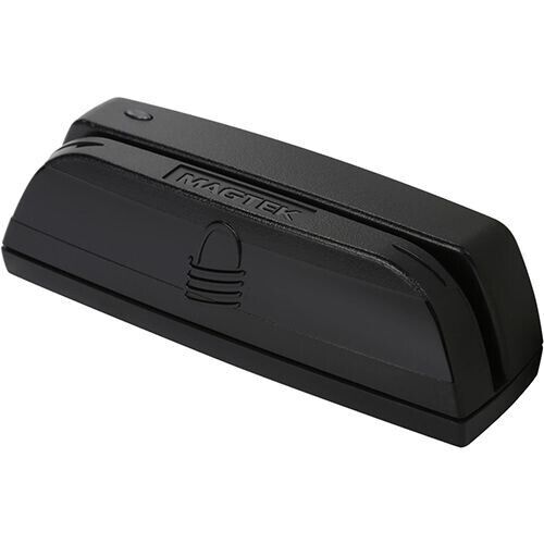 Magtek 21073145 Dynamag Secure Card Reader 3-Track, USB, KBE, Black,USB keyboard
