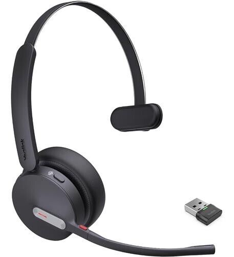 Yealink 1208665 BH70 Teams Mono Bluetooth USB-A Black Business Headset w Bag