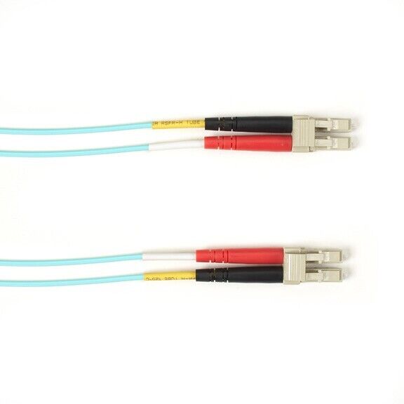 Blackbox FOCMRSM-005M-LCLC-AQ Colored Fiber OS2 9/125 Singlemode Fiber Optic