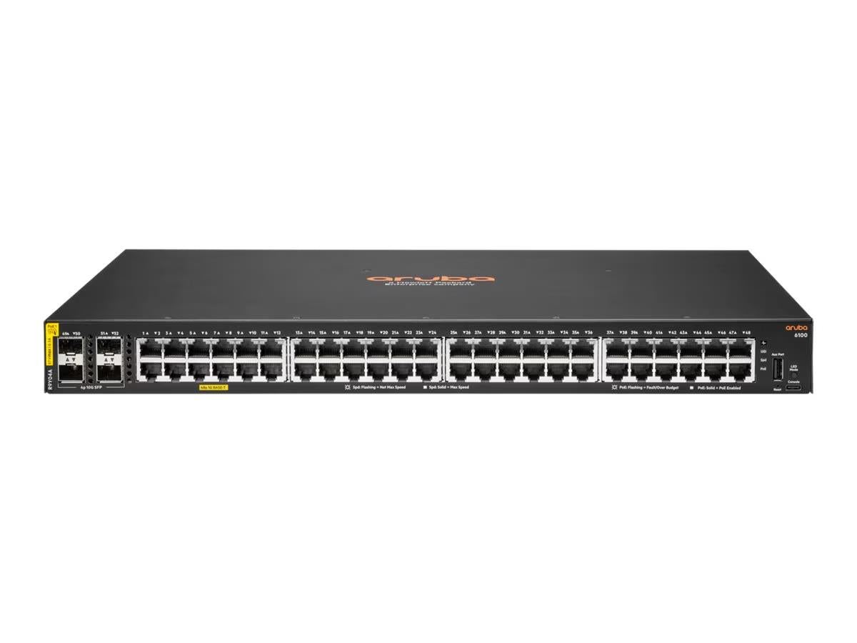 HPE R9Y04A#ABA CX 6100 Ethernet Switch 48 Ports - Manageable - Gigabit Ethernet