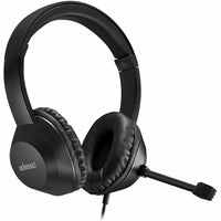 Adesso Xtream P7 USB-A/C Stereo Headset AI Controls Omni Boom Microphone Black