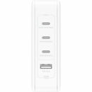 Belkin WCH014dqWH BoostCharge Pro Quad USB-C/A GaN 140W Wall Charger Power White