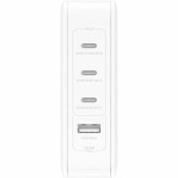 Belkin WCH014dqWH BoostCharge Pro Quad USB-C/A GaN 140W Wall Charger Power White