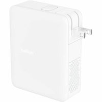 Belkin WCH014dqWH BoostCharge Pro Quad USB-C/A GaN 140W Wall Charger Power White