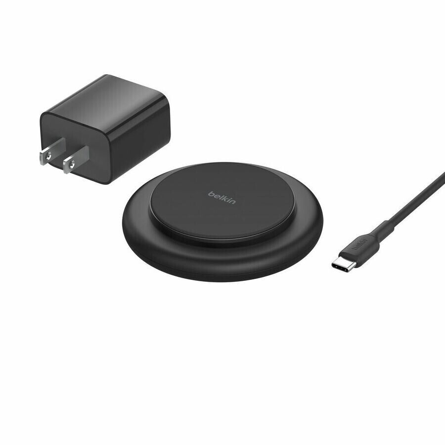 Belkin WIA009ttBK BoostCharge Magnetic Wireless Qi2 Charger 15W MagSafe Black