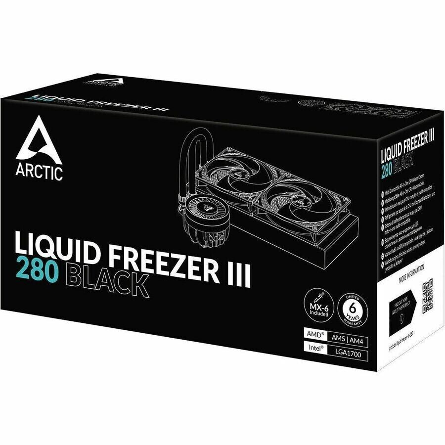 Arctic ACFRE00135A Liquid Freezer III 280 Cooling Fan/Radiator/Pump 2 x Fan(s)