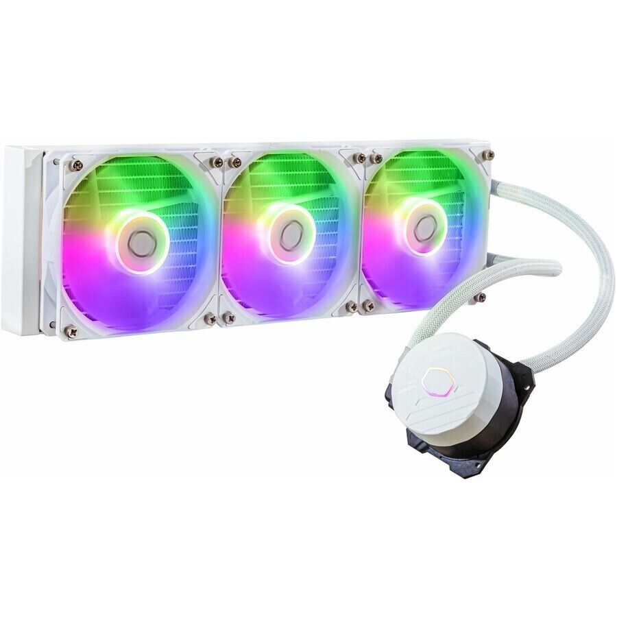 Cooler Master MLW-D36M-A18PZ-RW MasterLiquid 360L ARGB Core 120 CPU Fan White