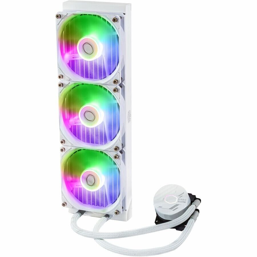 Cooler Master MLW-D36M-A18PZ-RW MasterLiquid 360L ARGB Core 120 CPU Fan White