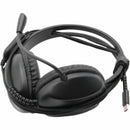 Cyber Acoustics AC-4014 Stereo USB-C Over the Head Headset w Boom Mic 6Ft Cord
