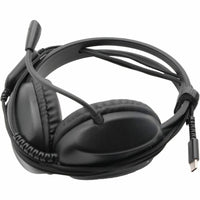 Cyber Acoustics AC-4014 Stereo USB-C Over the Head Headset w Boom Mic 6Ft Cord