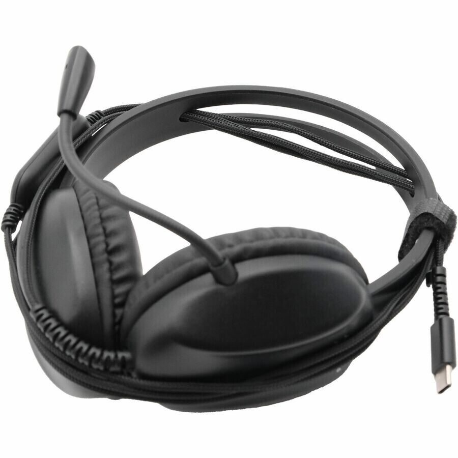 Cyber Acoustics AC-4014 Stereo USB-C Over the Head Headset w Boom Mic 6Ft Cord